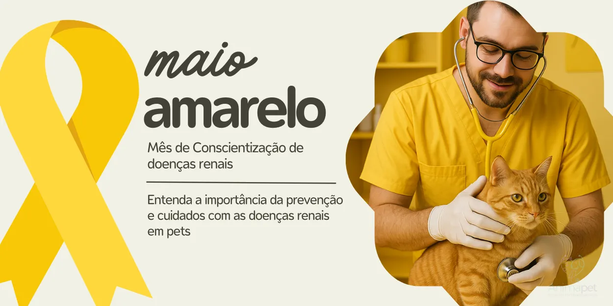 maio amarelo doencao renais pet