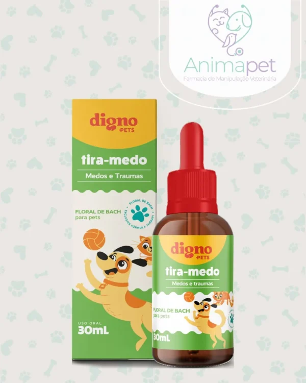 Floral Tira Medo da Digno Pets