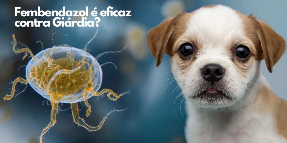 Fembendazol é eficaz contra giárdia
