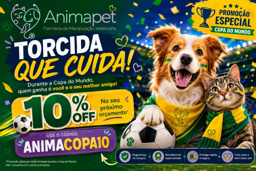 Farmácia Animapet na Copa - Como cuidar dos pets durante os dias de torcida